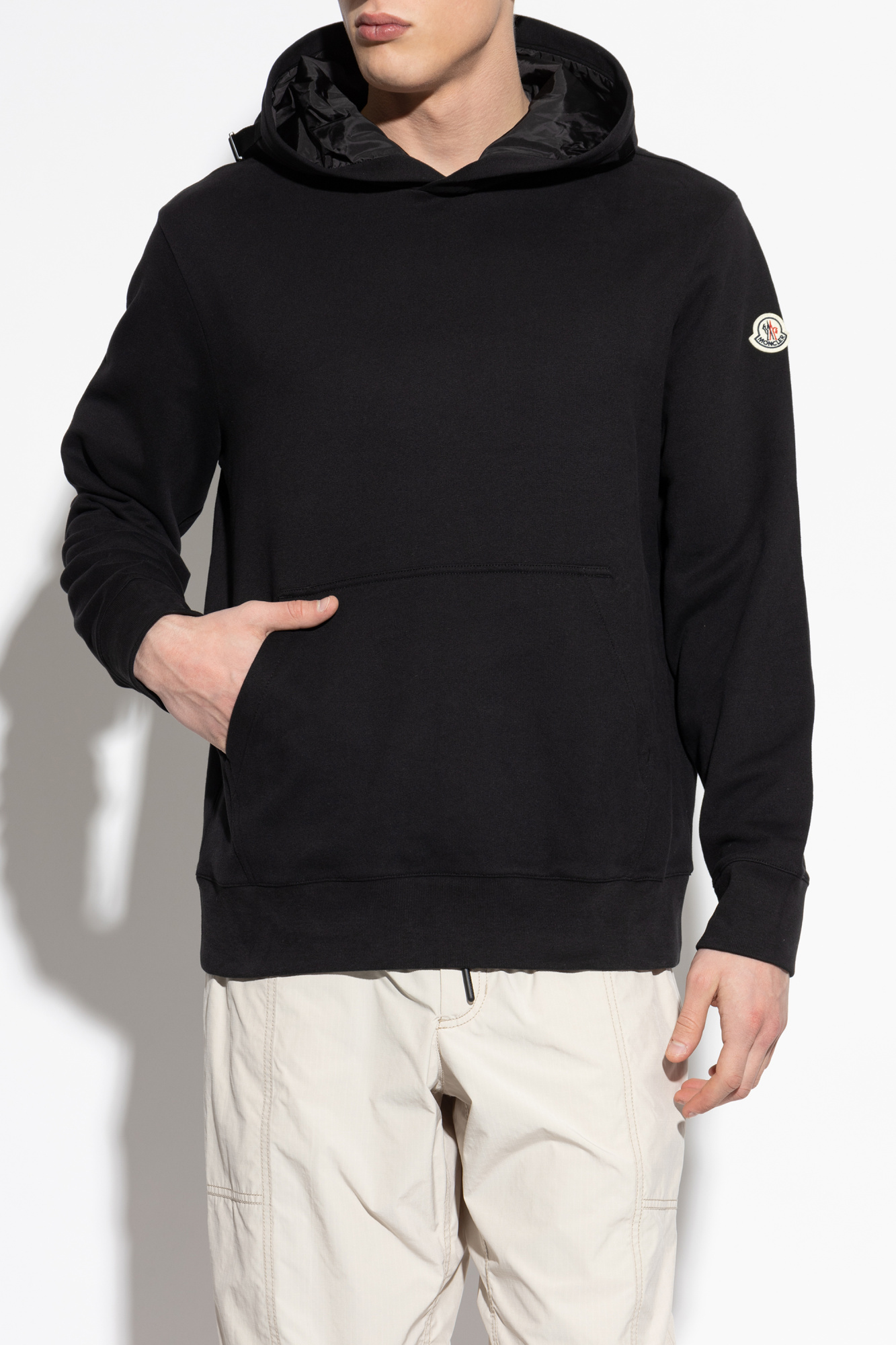 Czarny Bluza z kapturem Moncler - Vitkac Polska